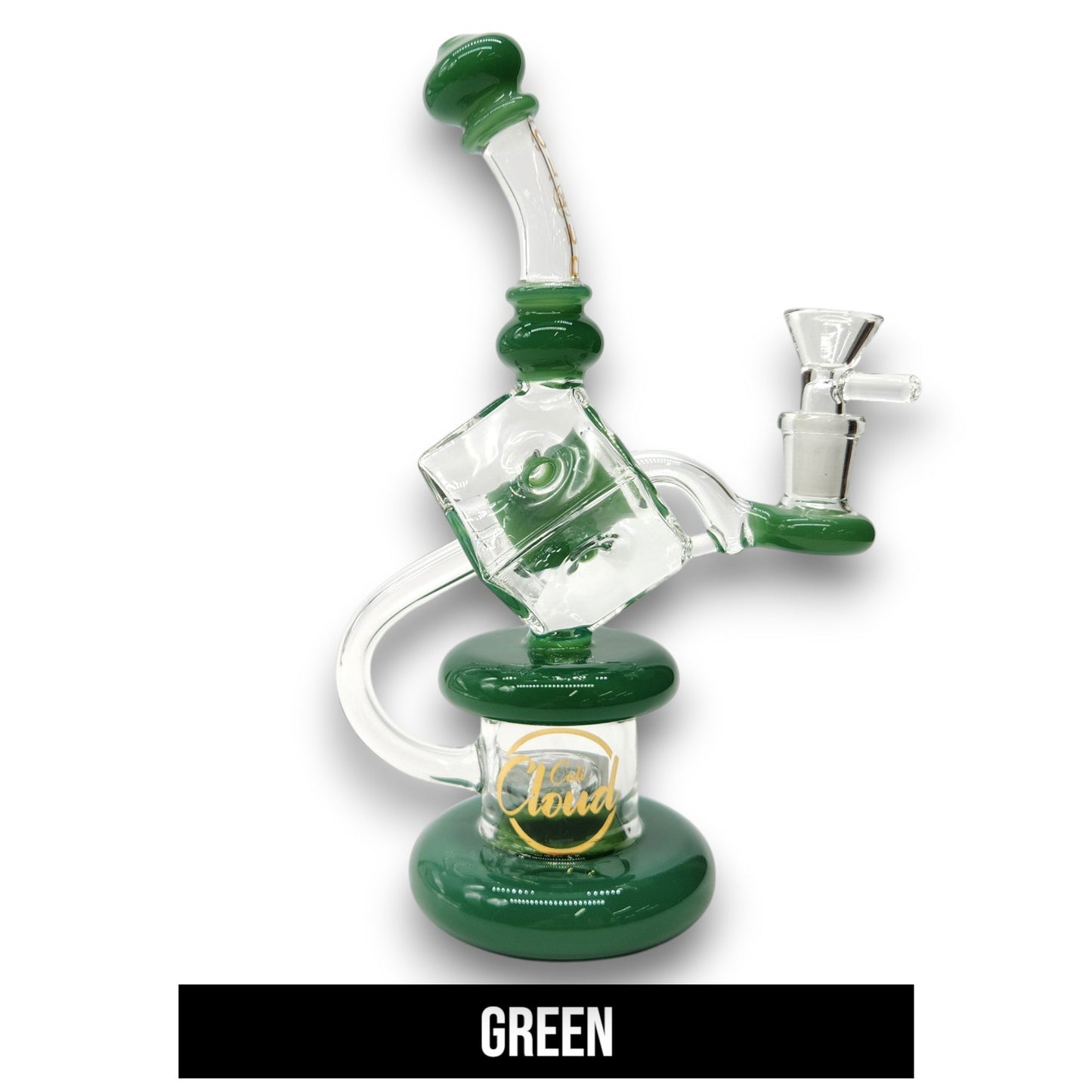 9.5" Cali CloudX Dice Circ Perc Bong
