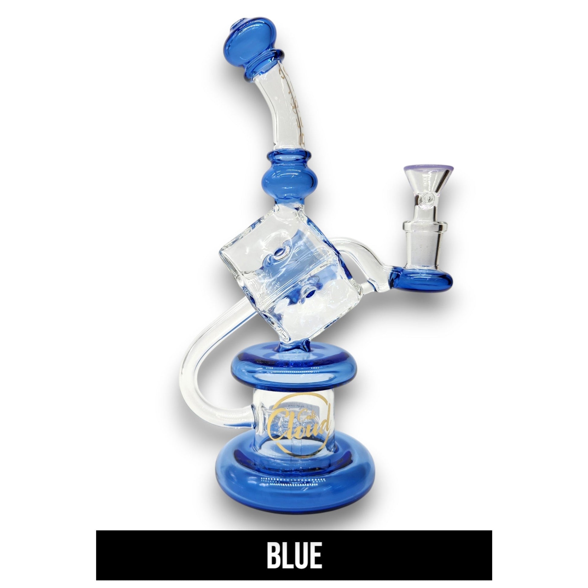 9.5" Cali CloudX Dice Circ Perc Bong