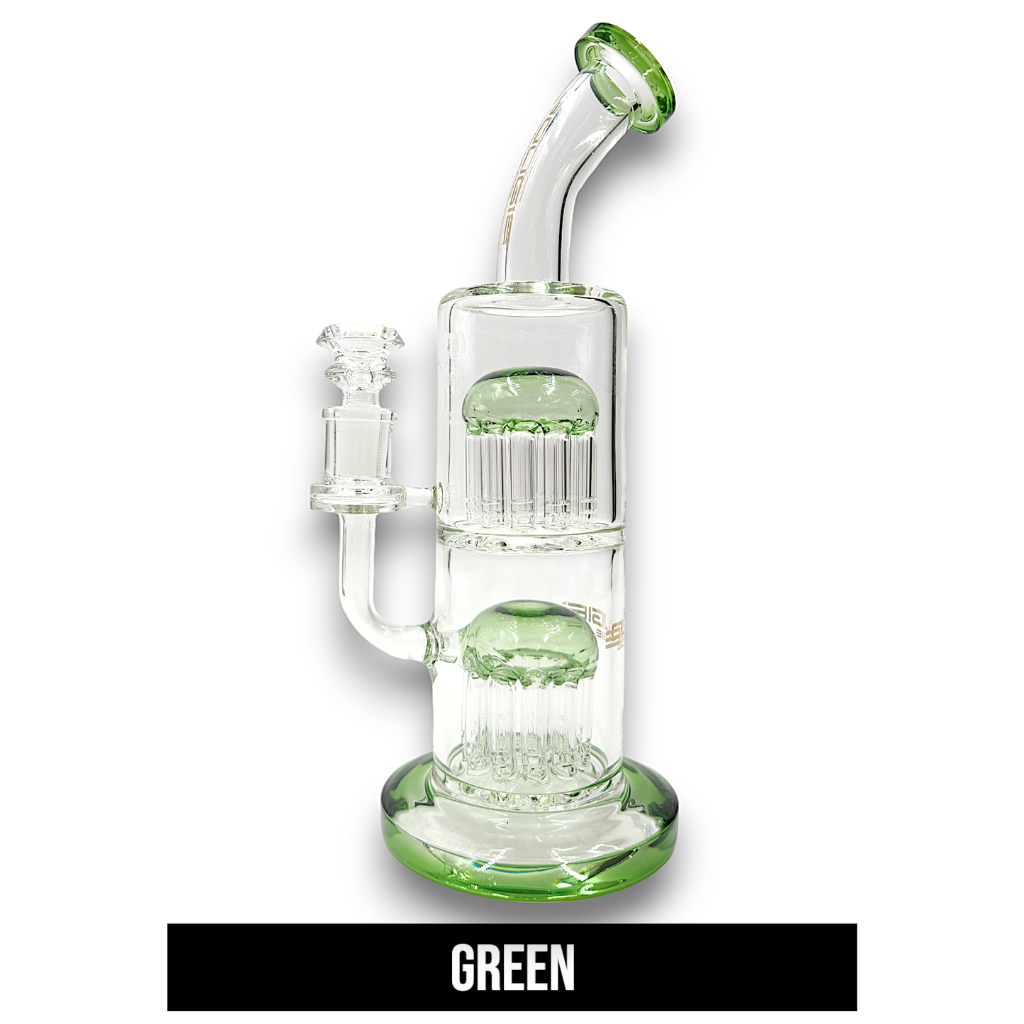 11" Bougie Dual Tree Percolator Bong