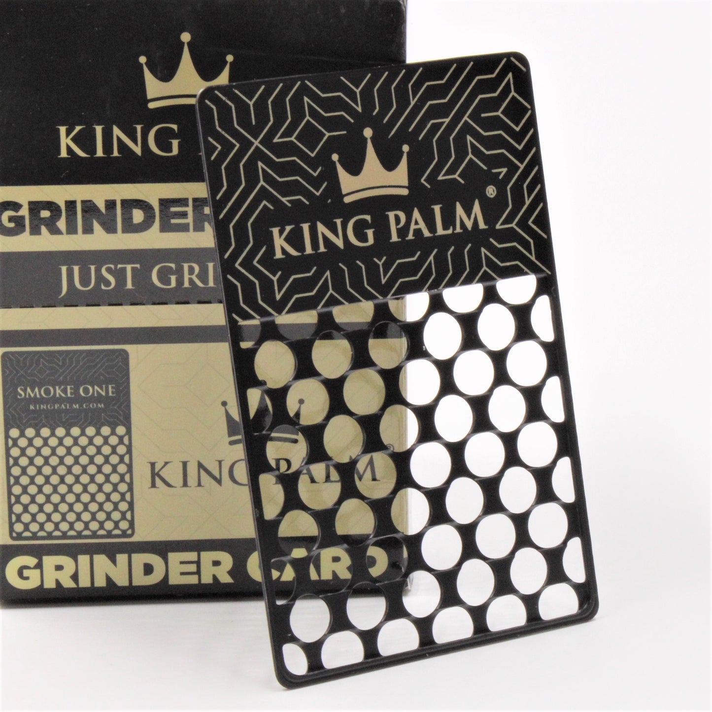 King Palm Weed Grinder Card
