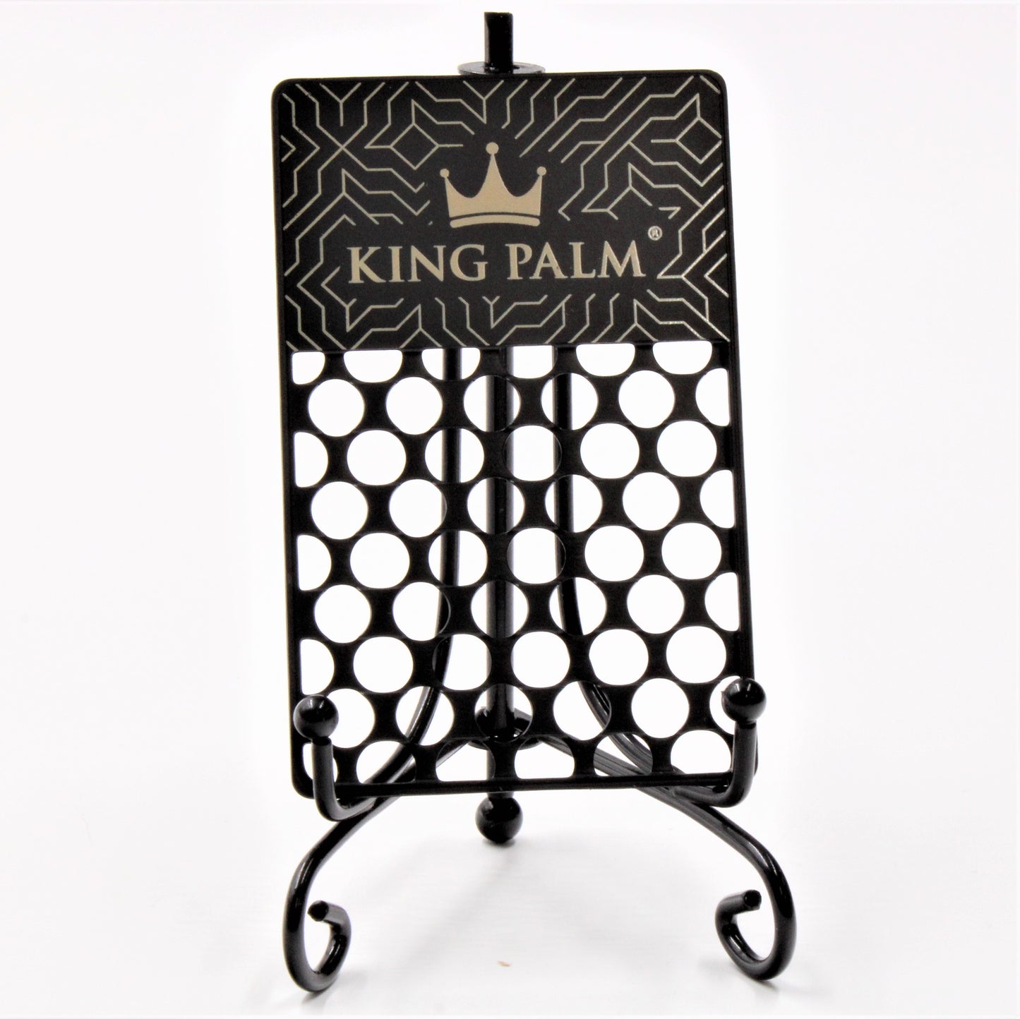Front View King Palm Weed Grinder Card