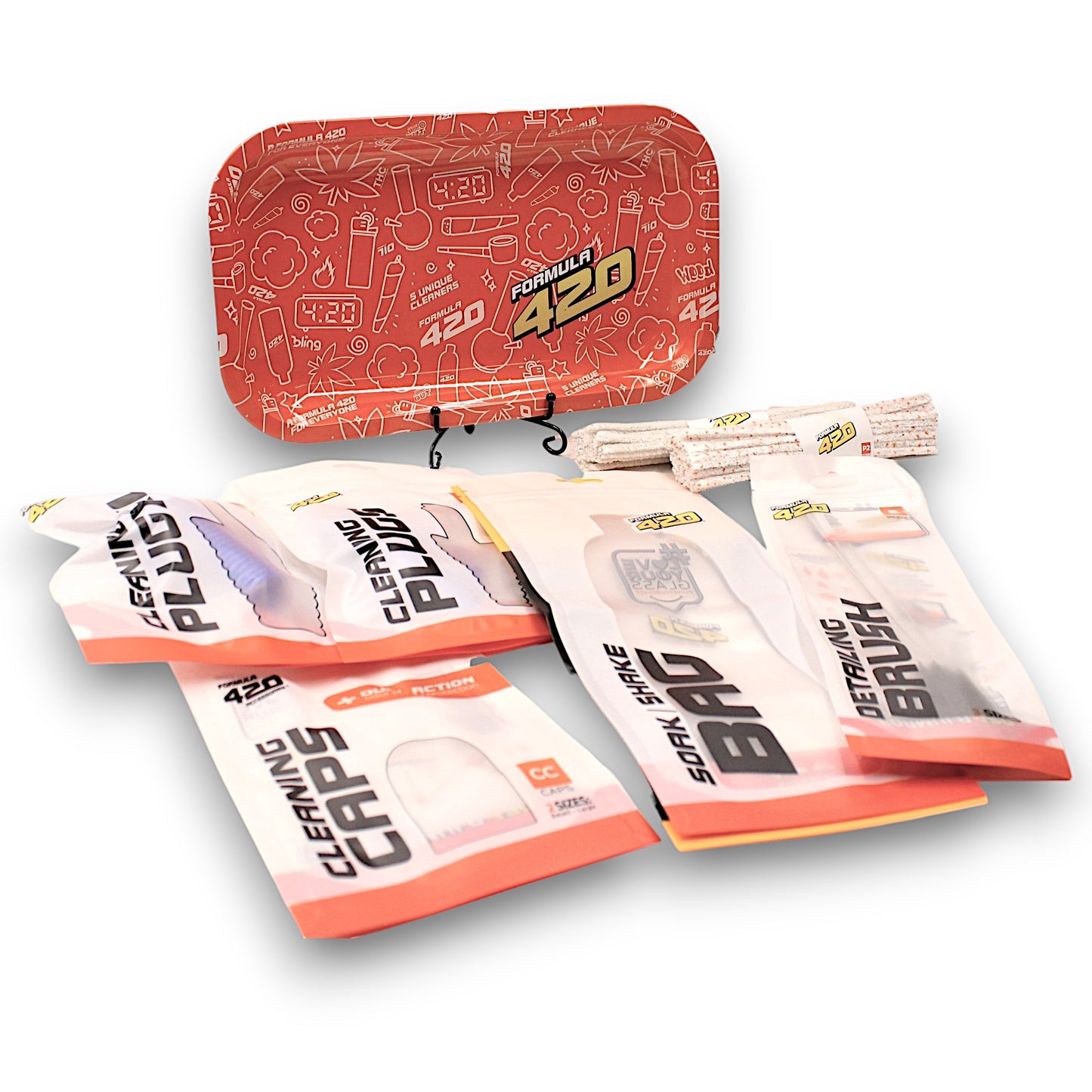 420 Rolling Tray and Cleaning Accessories Kit