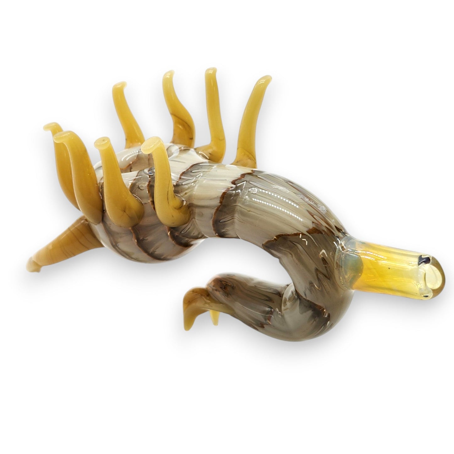 Artisan Glass Scorpion Creature Hand Pipe