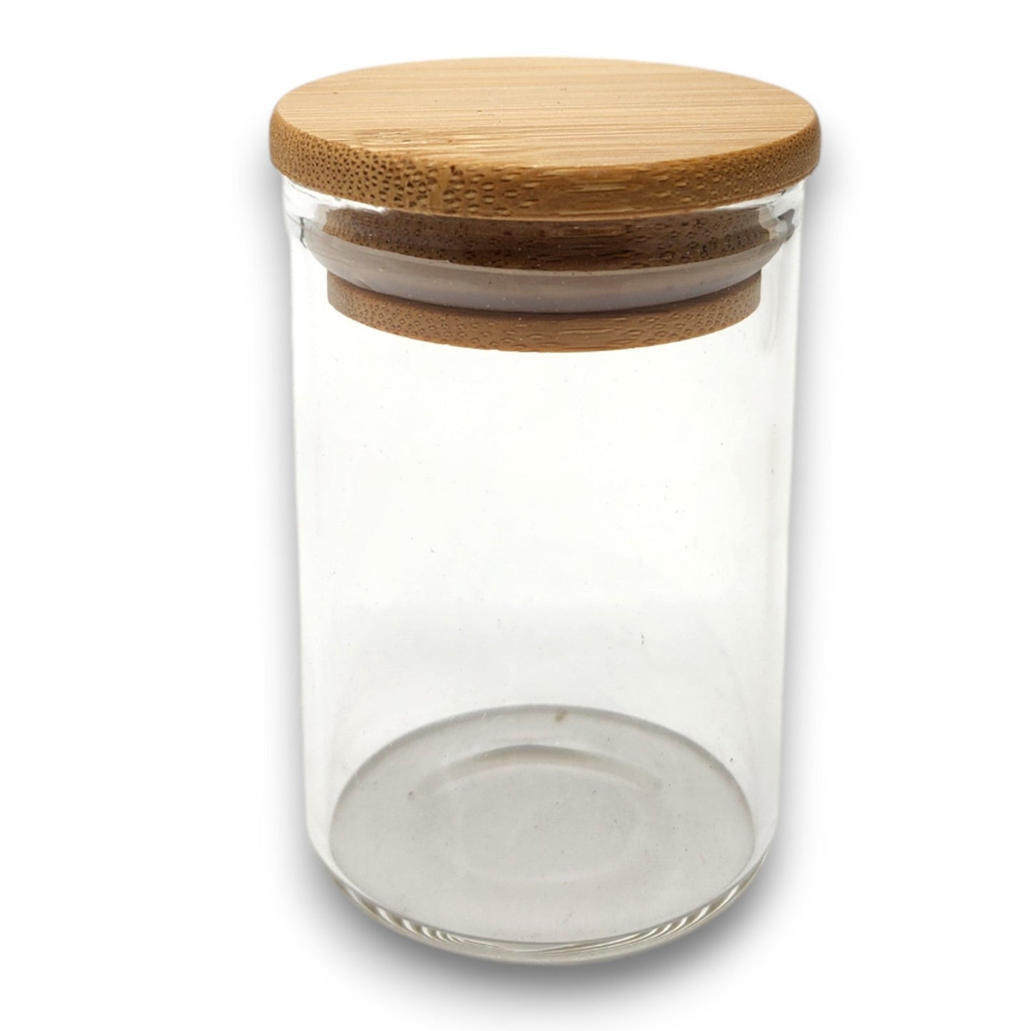 Bamboo Top Glass Storage Jar Smell Resistant