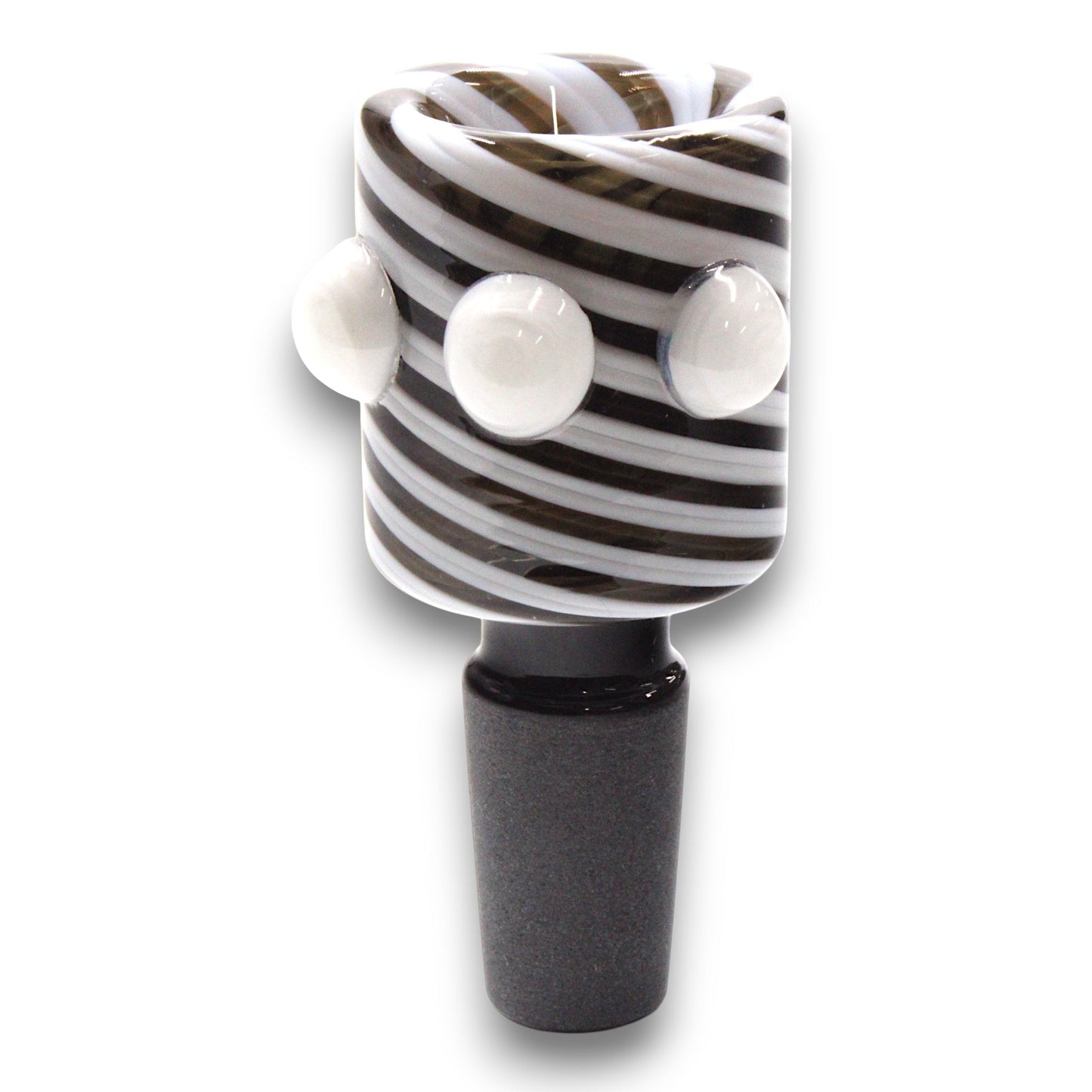 Barrel Color Swirl 14mm Male Bowl Head Slide