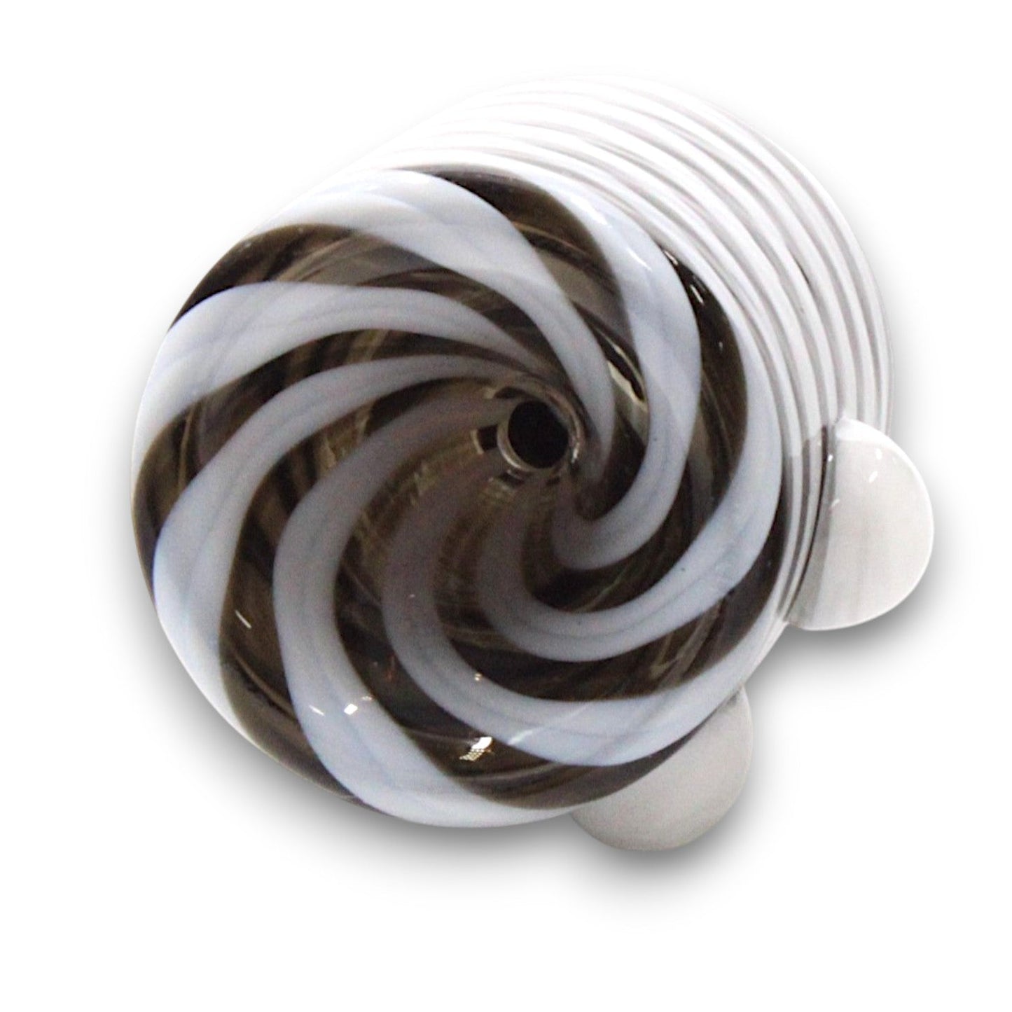 Barrel Color Swirl 14mm Male Bowl Head Slide