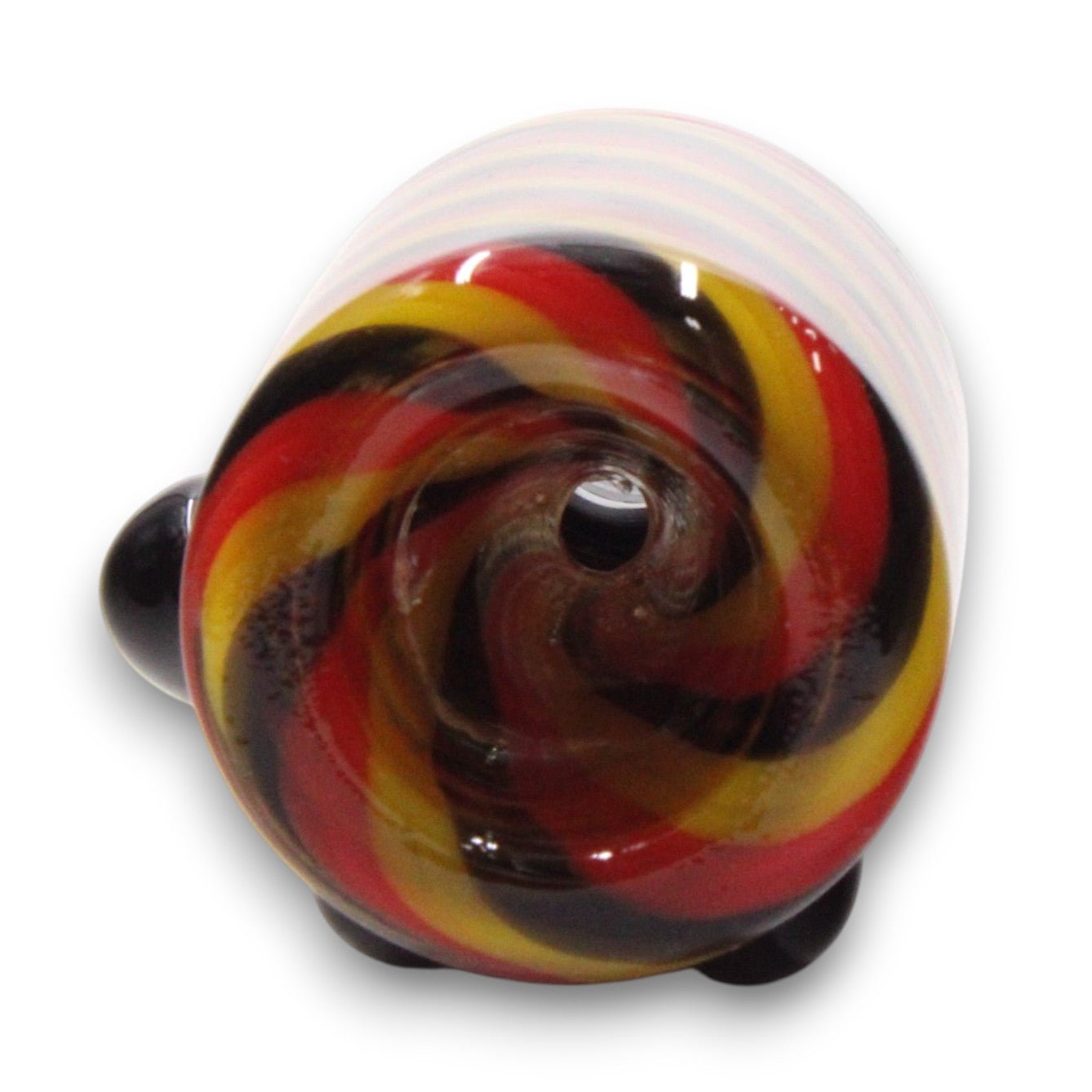 Barrel Color Swirl 14mm Male Bowl Head Slide
