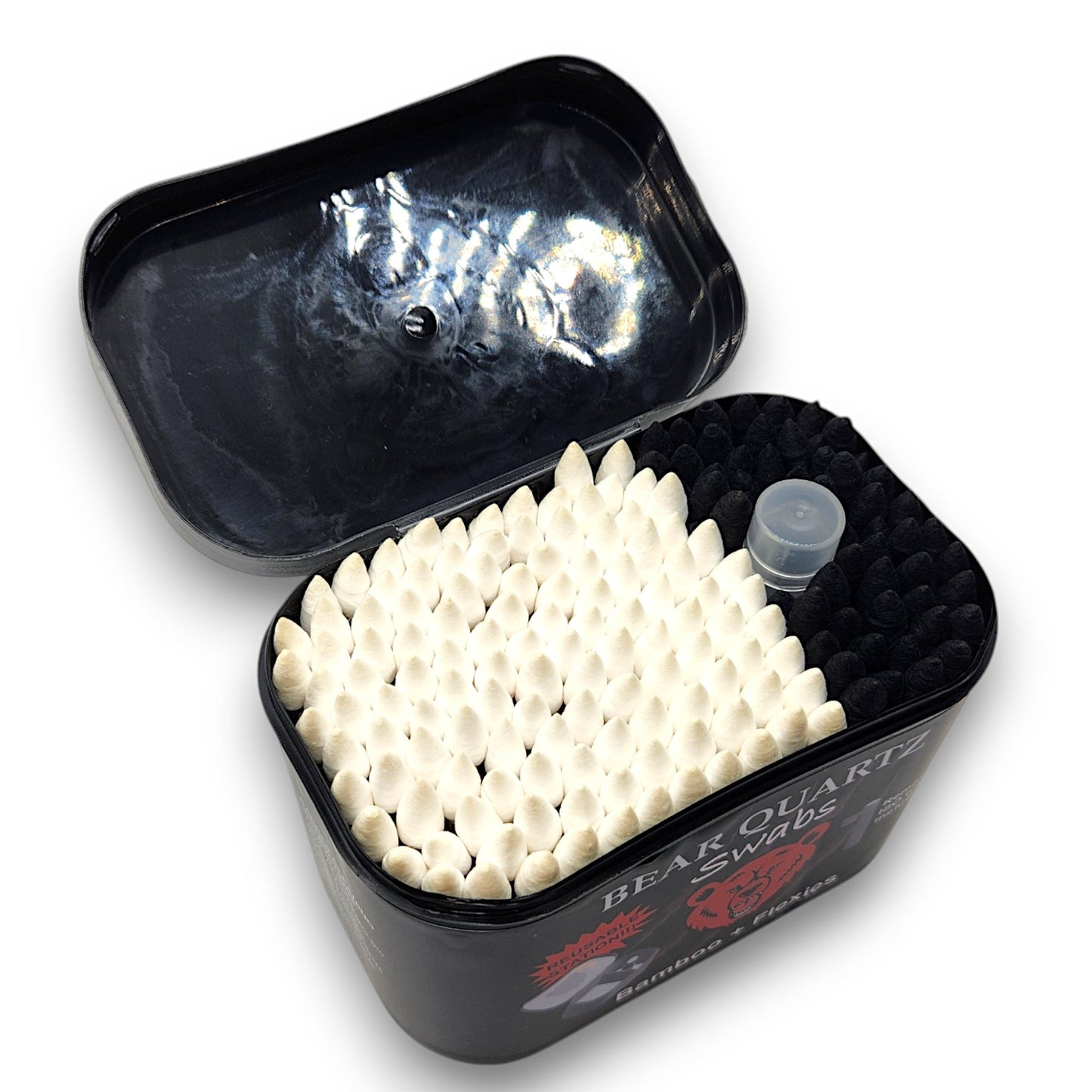 Bear Quartz Swabs Biodegradable Bamboo Swabs