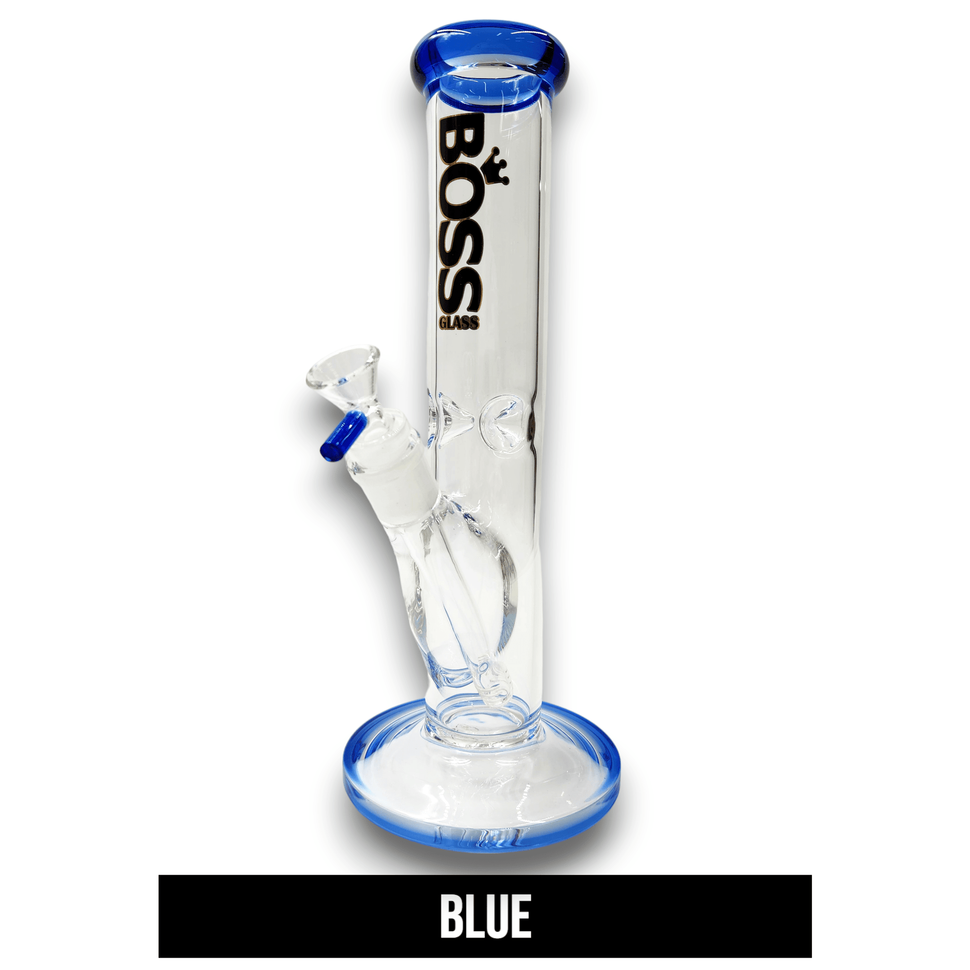 Boss Glass 12" Straight Tube Bong