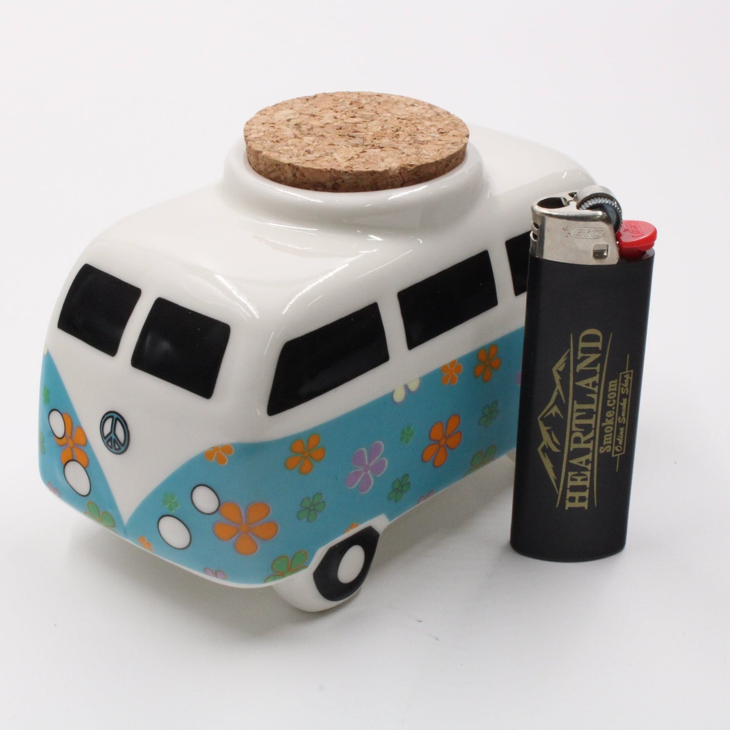 Ceramic Hippy Bus Stash Jar