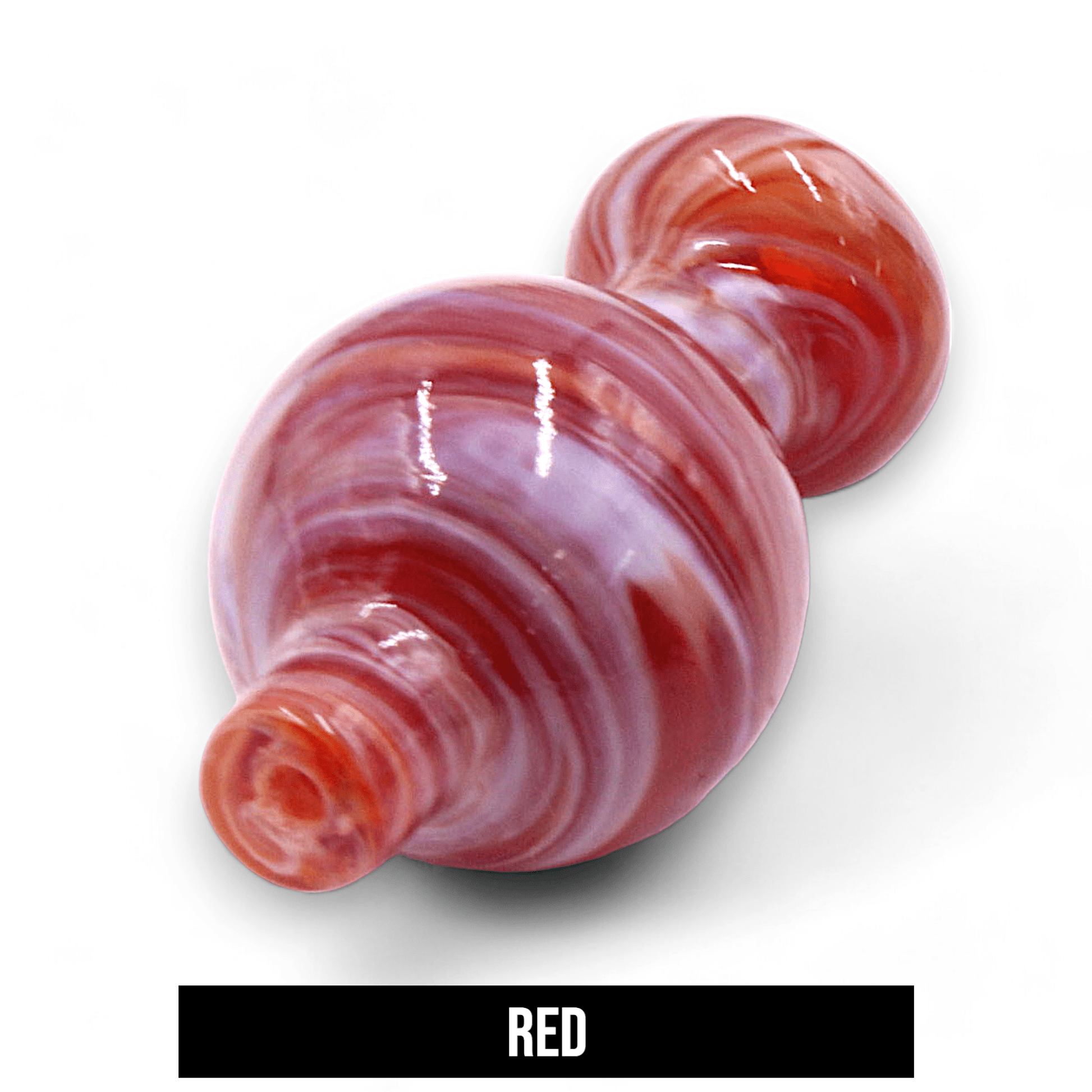 Cloudy Swirl Ball Carb Cap 27mm