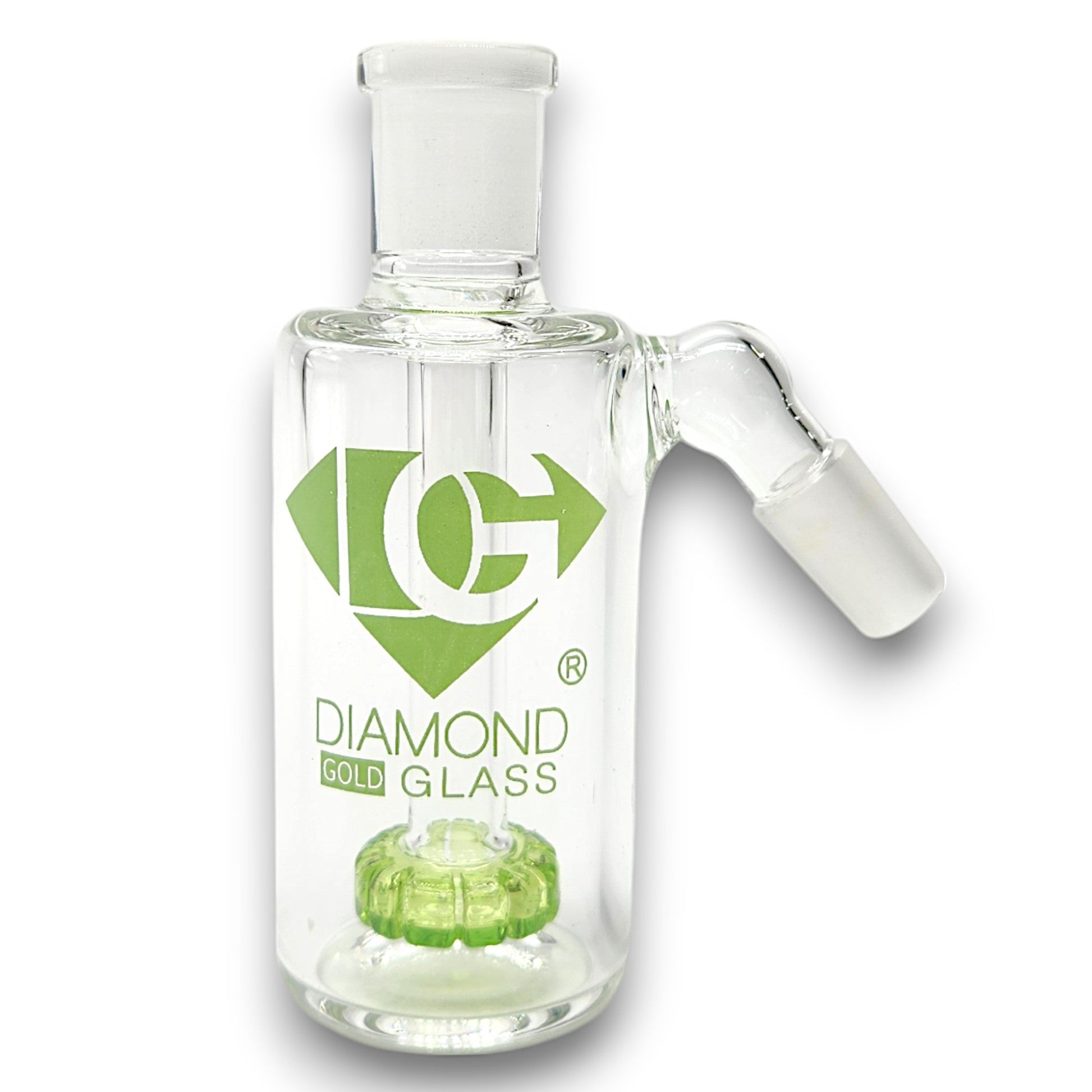 Diamond 4 - 1/2" Ash Catcher Circ Perc 14mm 45 Deg