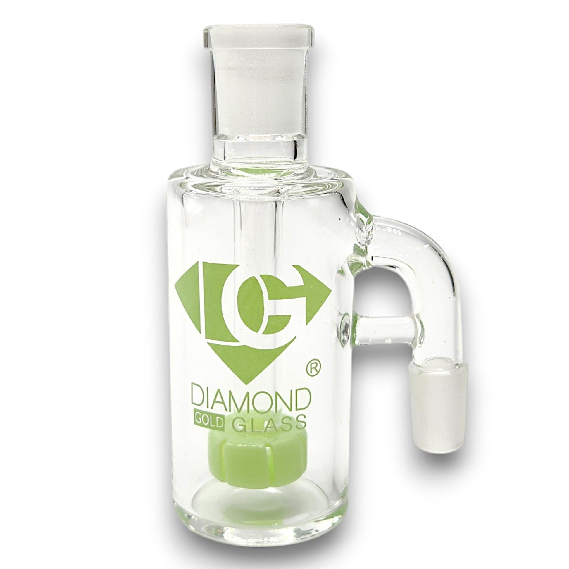 Diamond 4 - 1/2" Ash Catcher Circ Perc 14mm 90 Deg