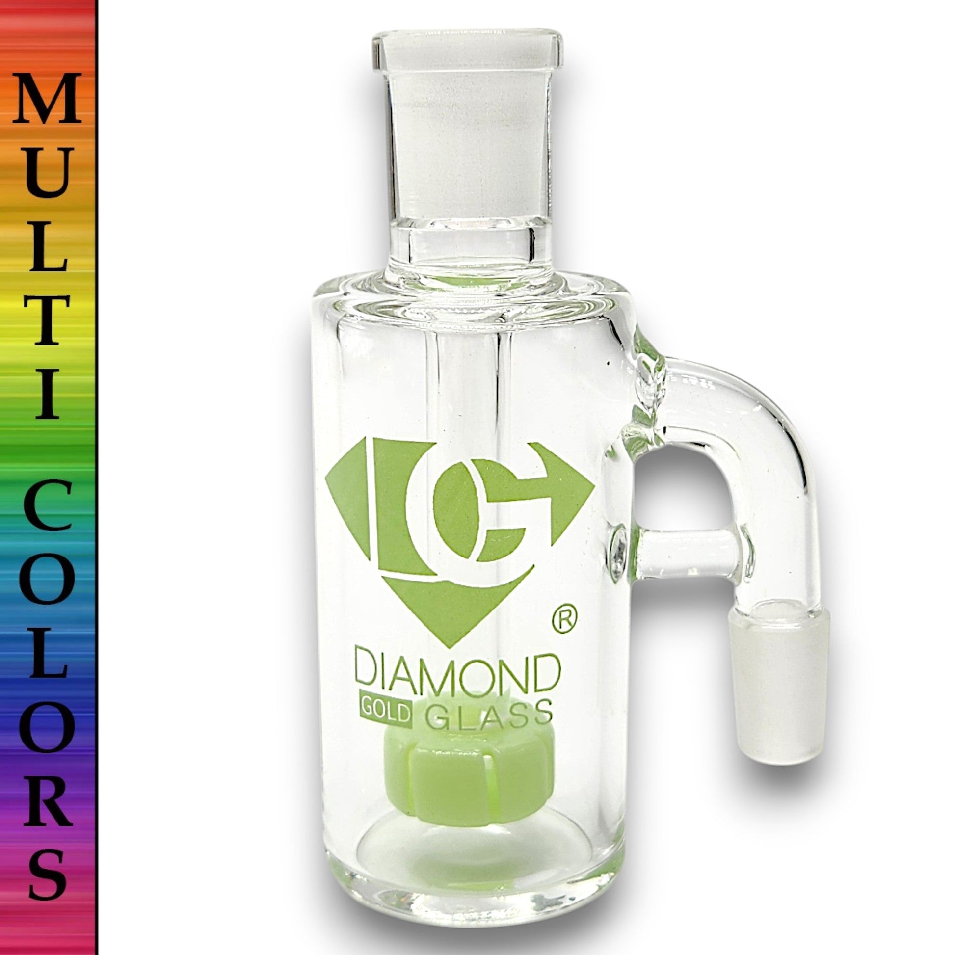 Diamond 4 - 1/2" Ash Catcher Circ Perc 14mm 90 Deg