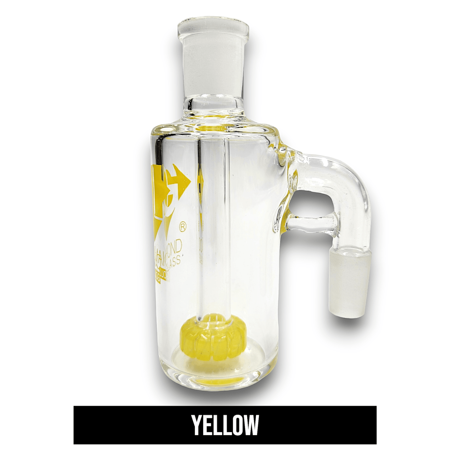 Diamond 4 - 1/2" Ash Catcher Circ Perc 14mm 90 Deg