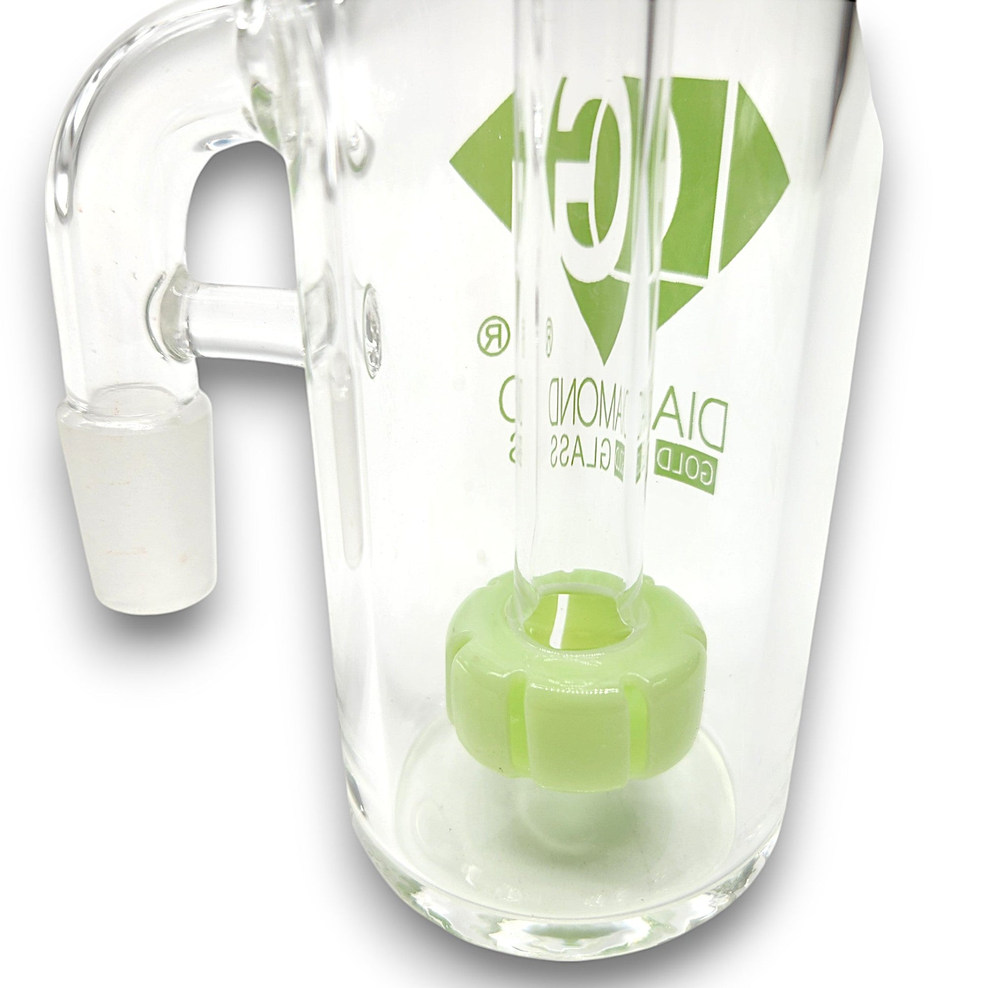 Diamond 4 - 1/2" Ash Catcher Circ Perc 14mm 90 Deg