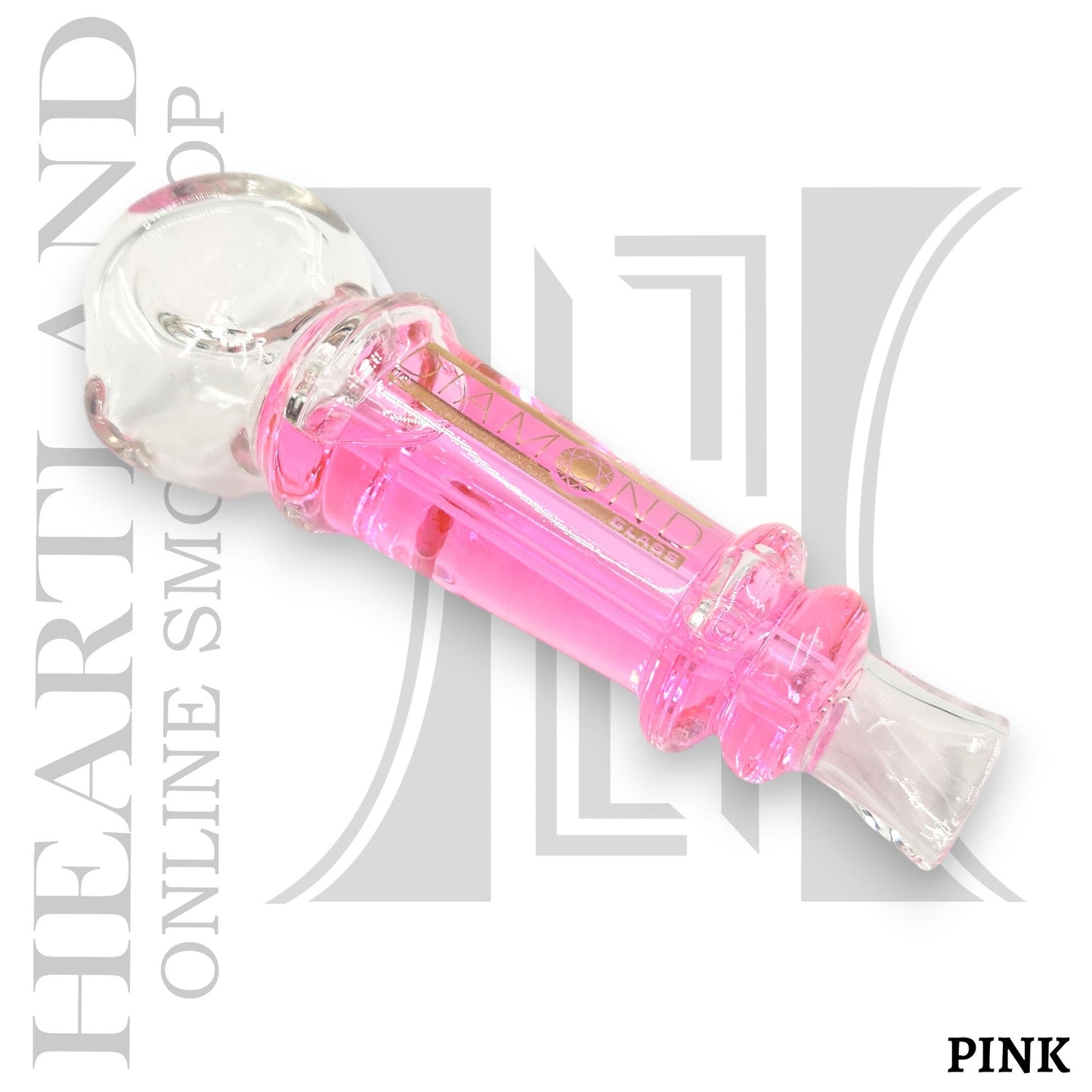 Diamond Glycerin Freezable Glass Hand Bowl Pipe