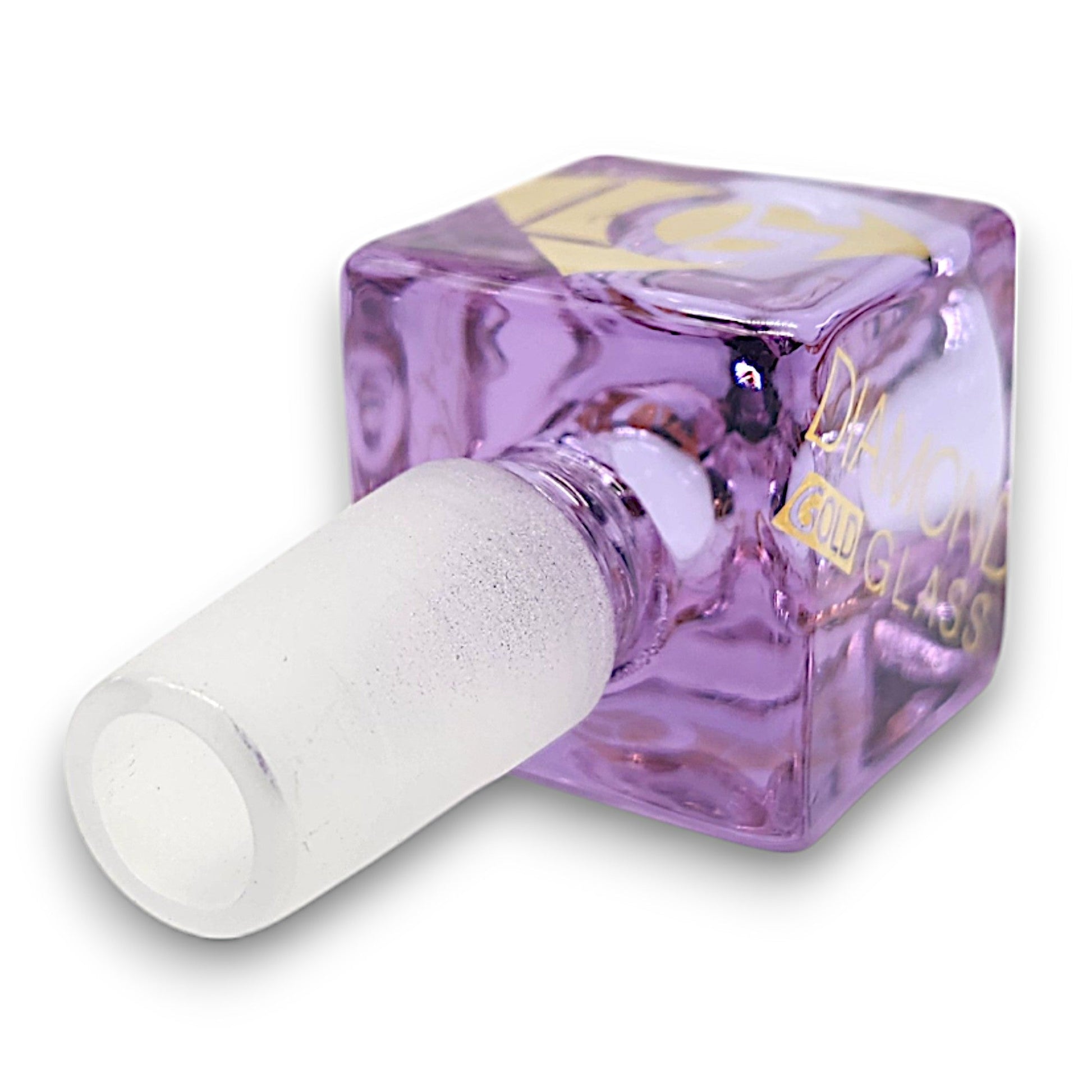 Diamond Gold Square 14mm Male Bowl Head