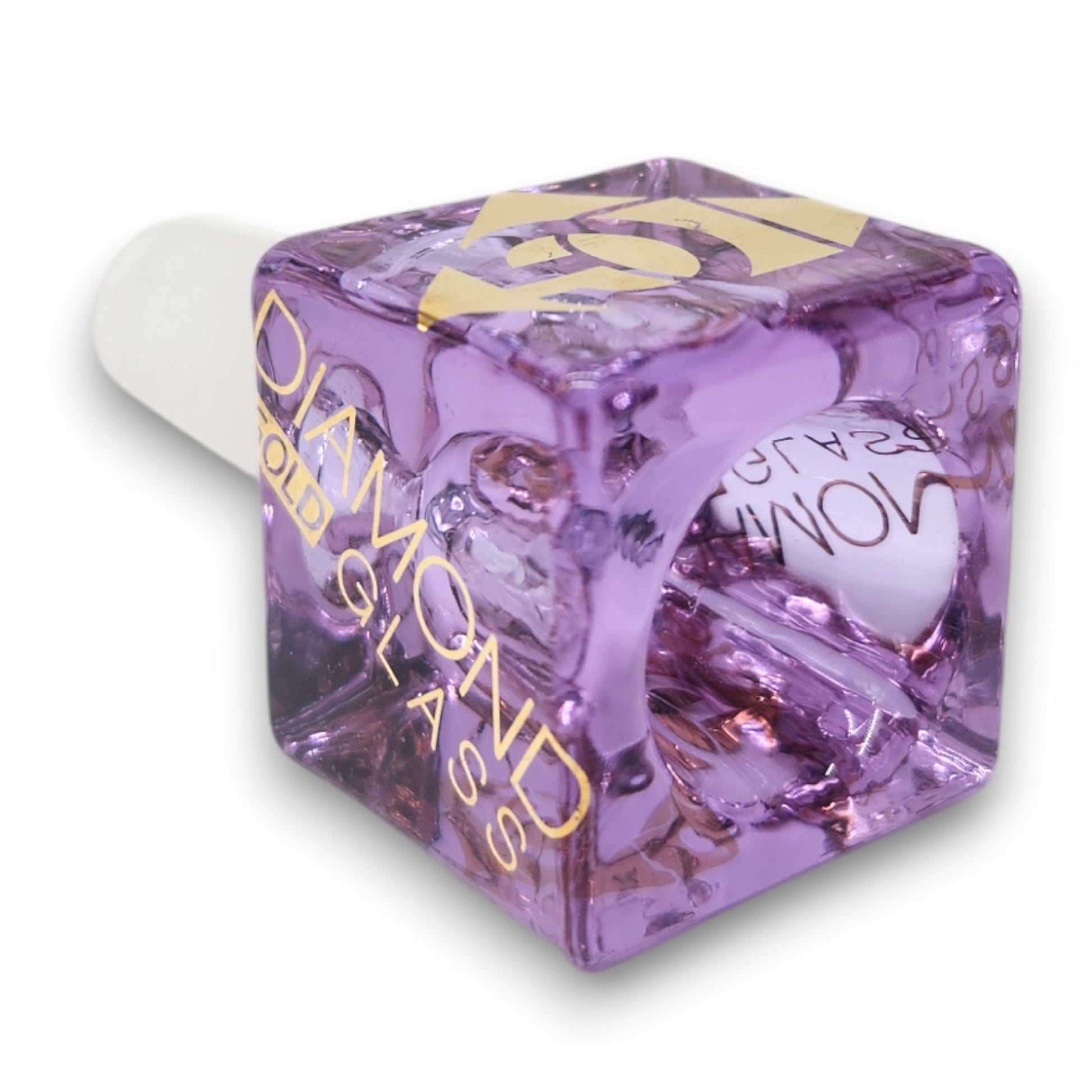 Diamond Gold Square 14mm Male Bowl Head