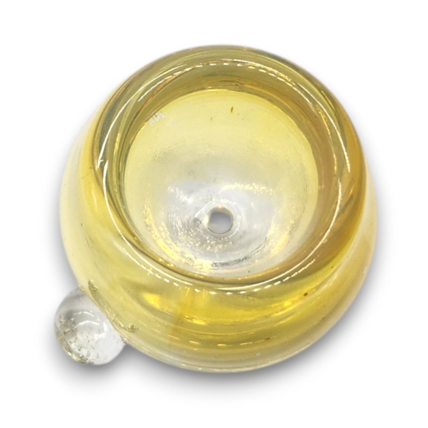 Glass 14mm Male Yellow Bubble Bowl Head