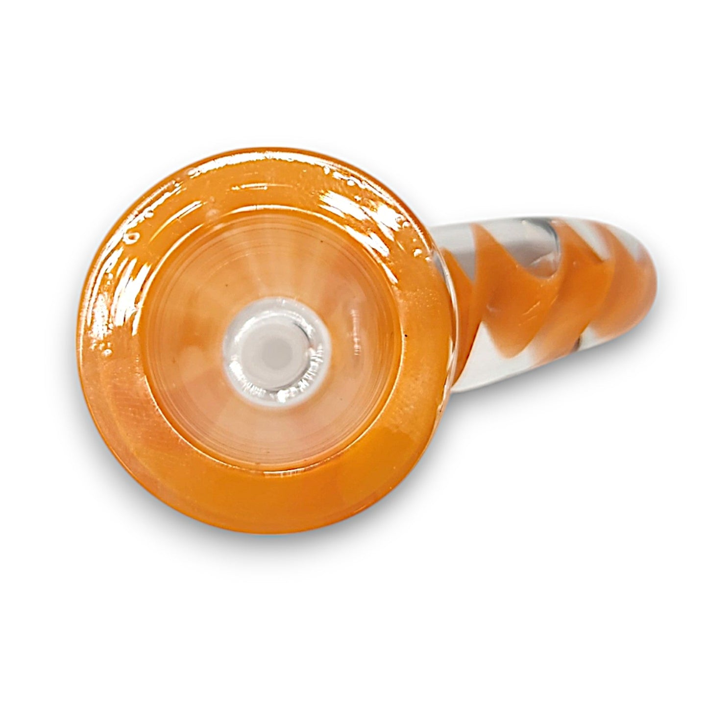 Glass Horn Handle Bowl Head 14mm Male