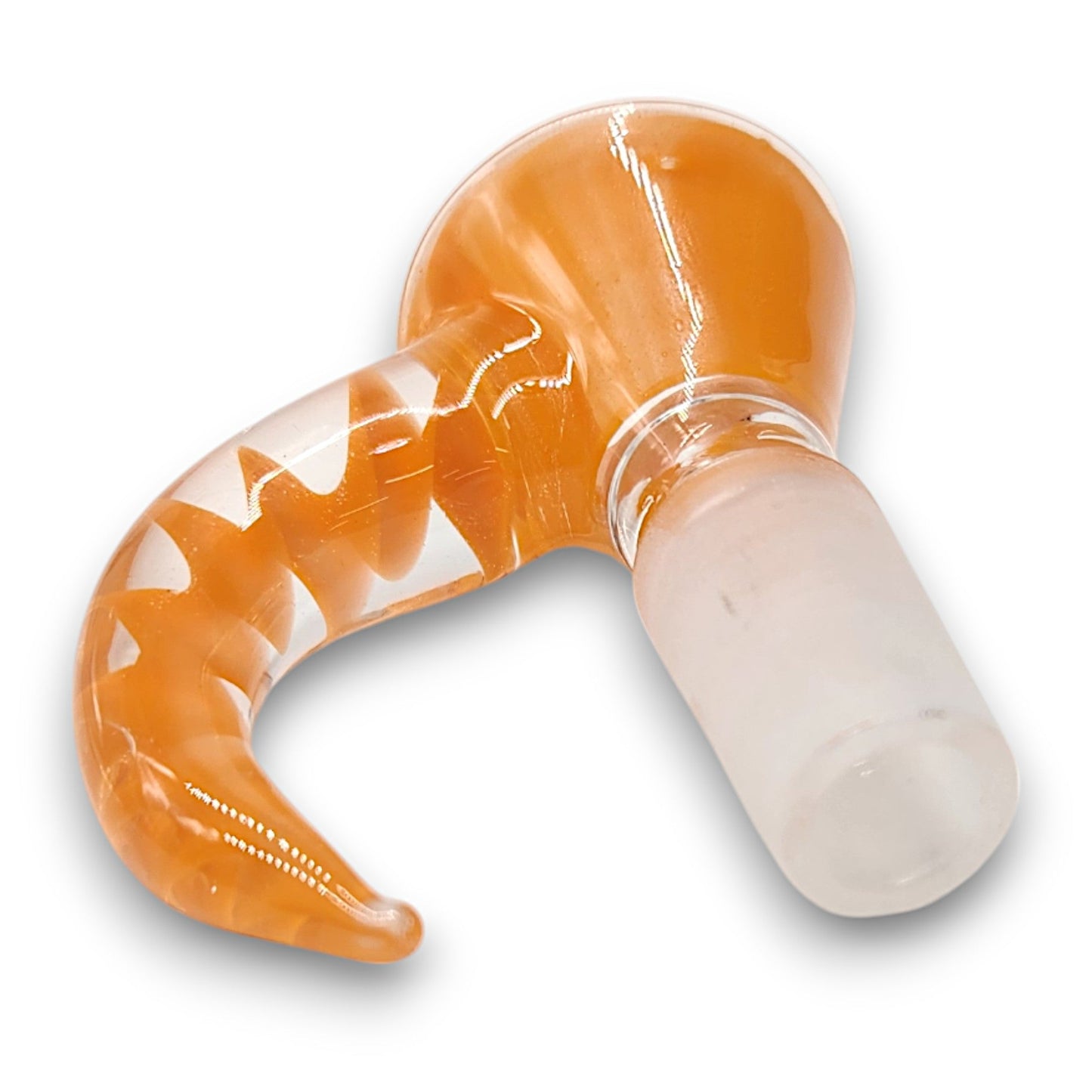Glass Horn Handle Bowl Head 14mm Male