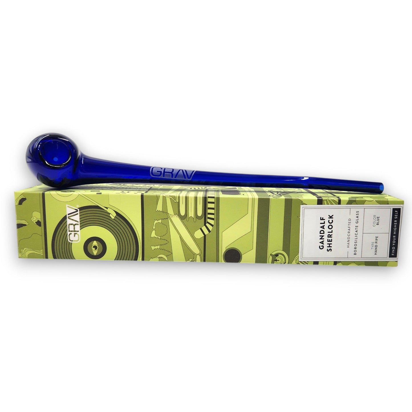 GRAV Gandalf Sherlock 10 - 1/2" Borosilicate Glass Hand Pipe