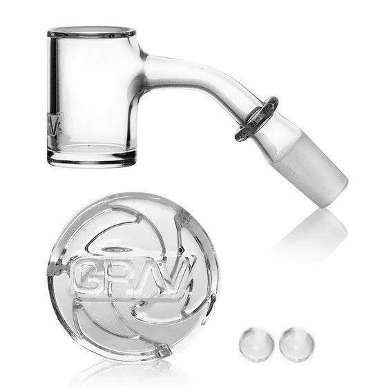 GRAV Quartz Bucket Seamless Banger Set | 14mm 45deg
