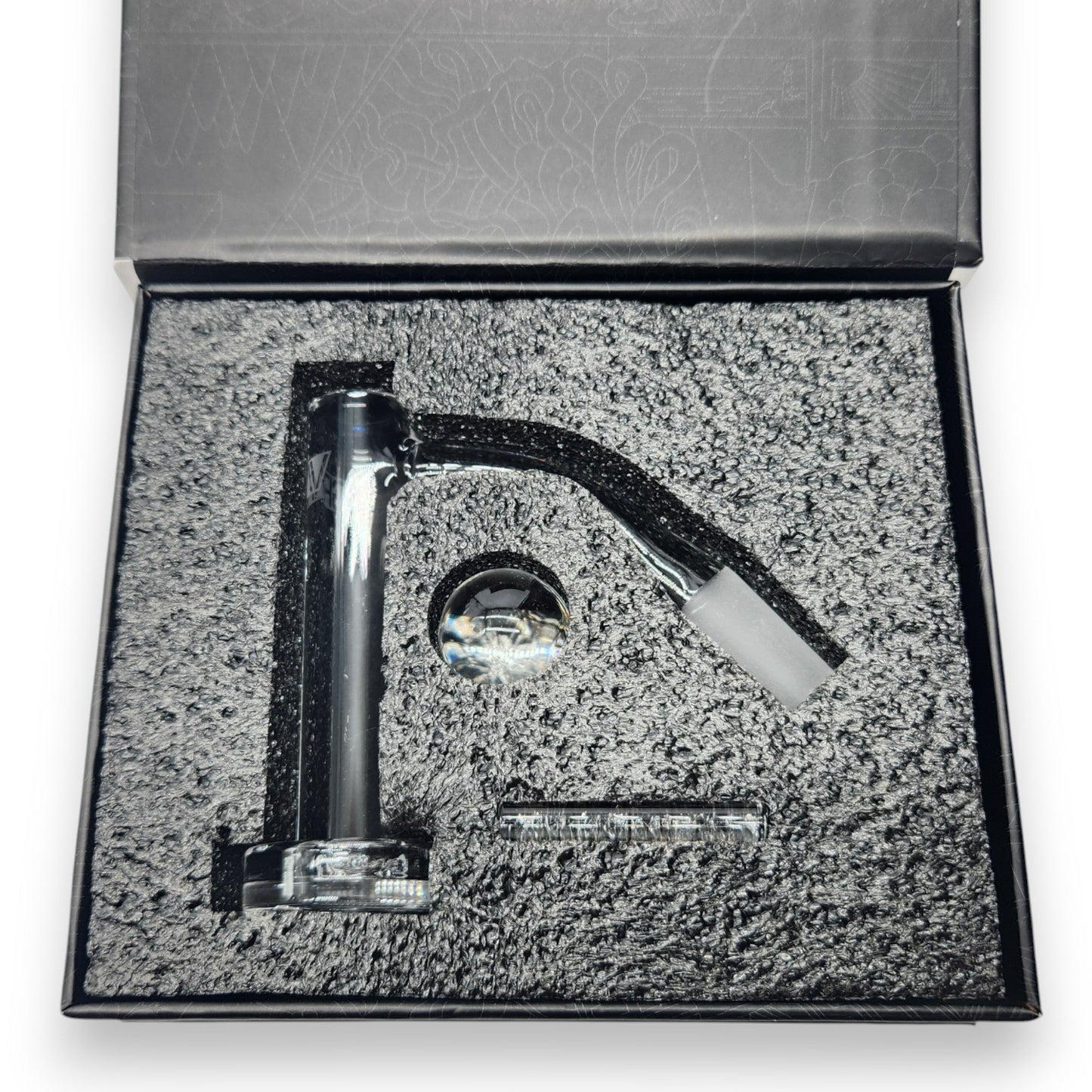 GRAV Quartz Control Tower Banger Set | 14mm 45deg