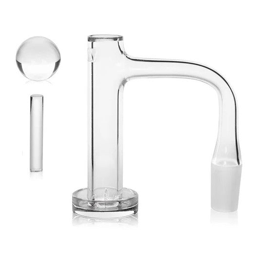 GRAV Quartz Control Tower Banger Set | 14mm 90deg