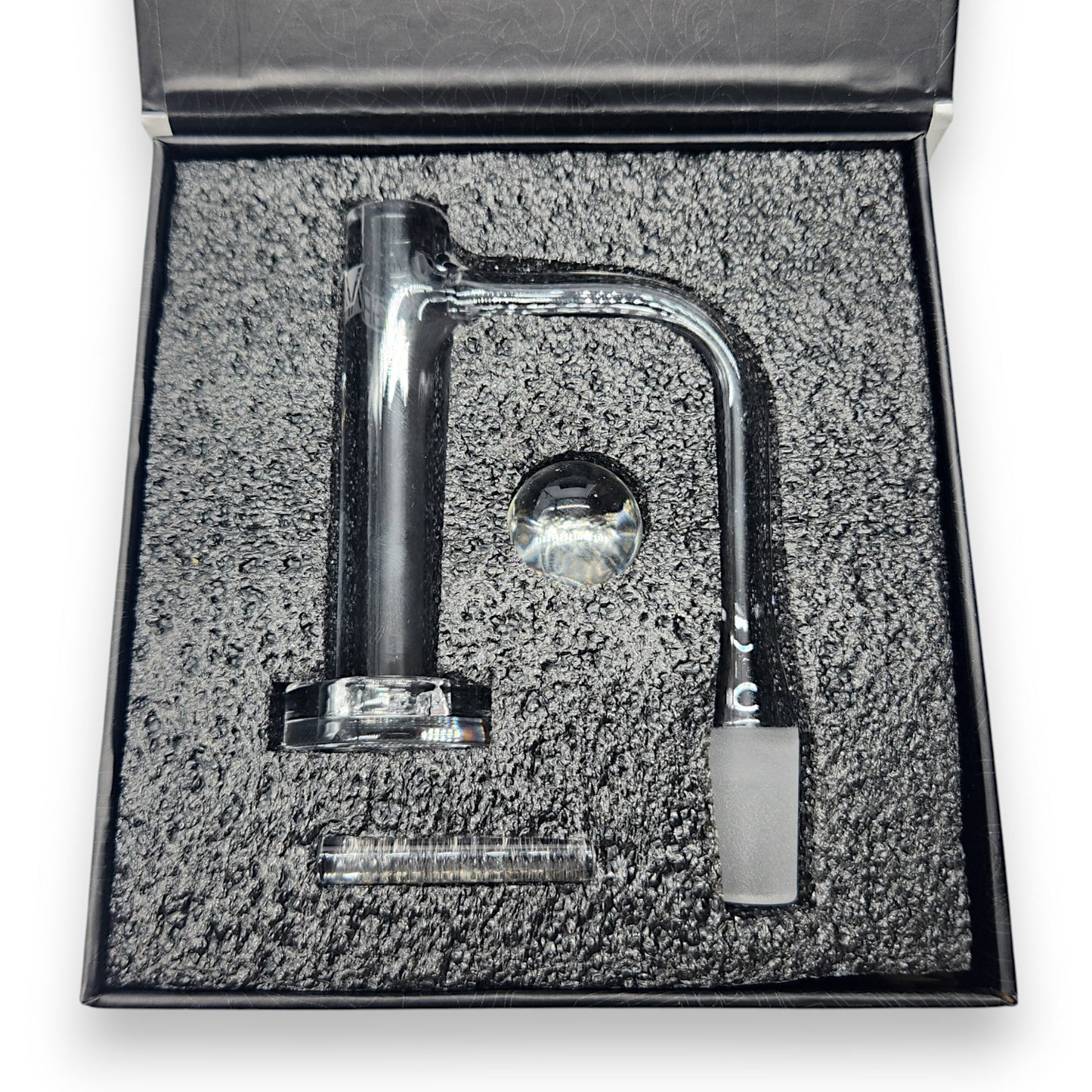 GRAV Quartz Control Tower Banger Set | 14mm 90deg