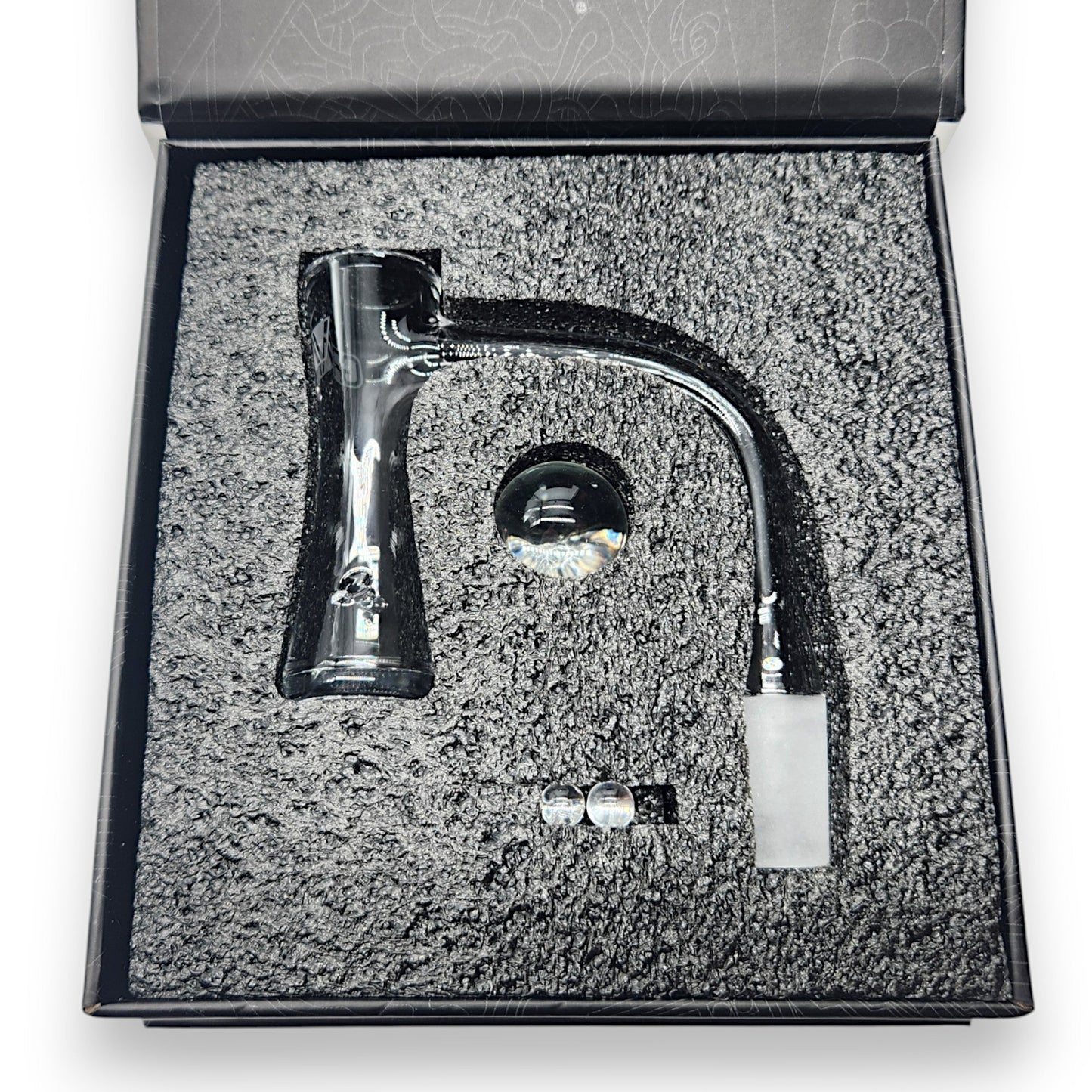 GRAV Quartz Hourglass Banger Set | 14mm 90deg