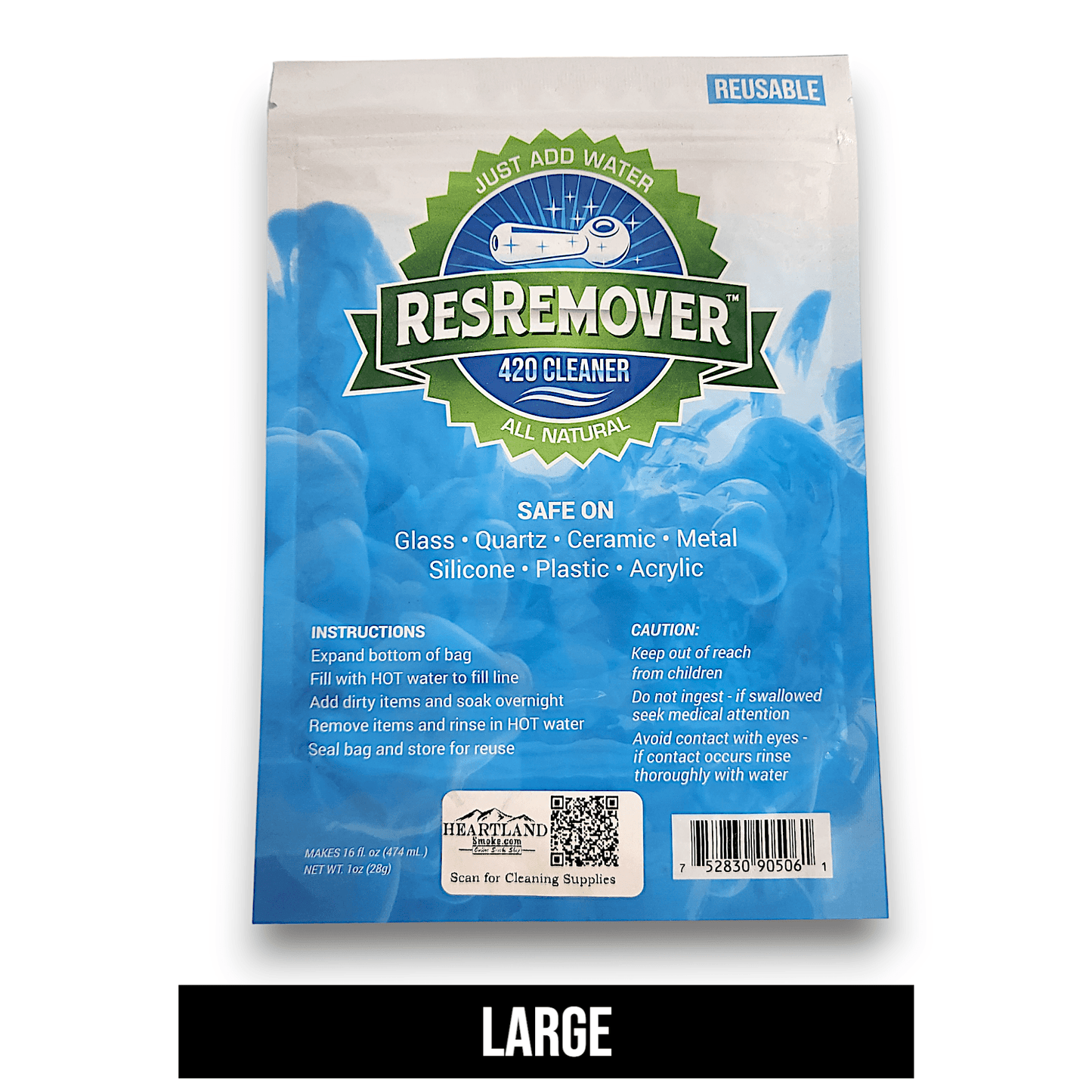 ResRemover All Natural Cleaning Soaker Bag Solution