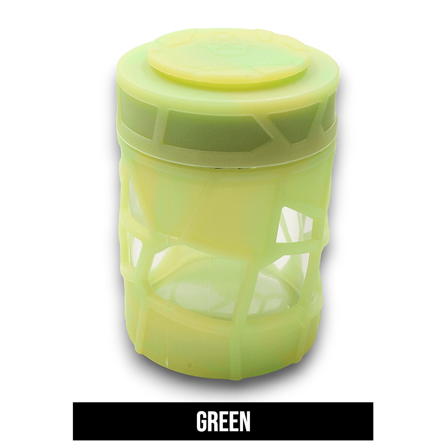 Space King Alien Ape Silicone Glass Storage Jar Child Resistant Lid
