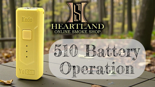 How to Use a Standard 510 Weed Vape Cart Battery - Heartland Smoke Shop