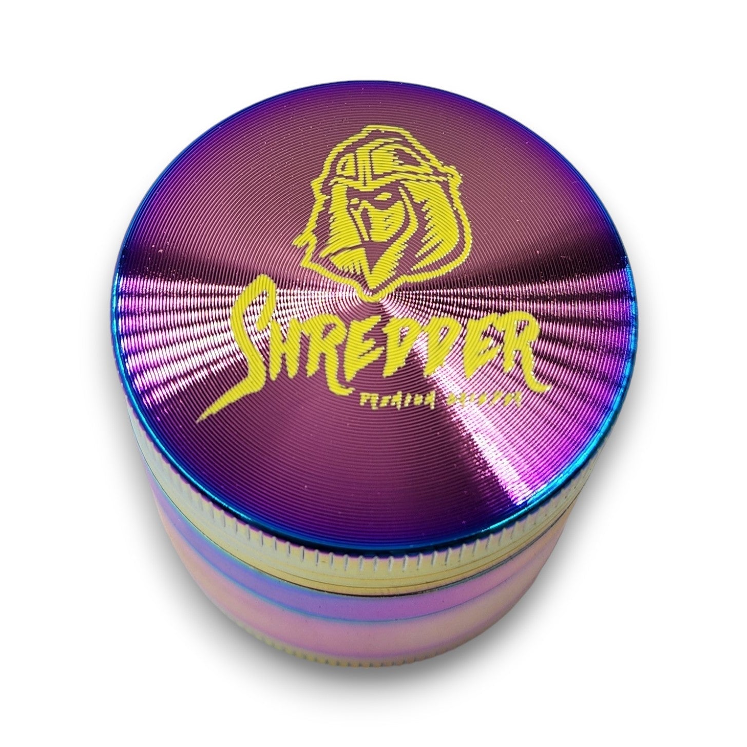 1 - 1/2" Shredder Rainbow Pocket Aluminum 4 Piece Grinder