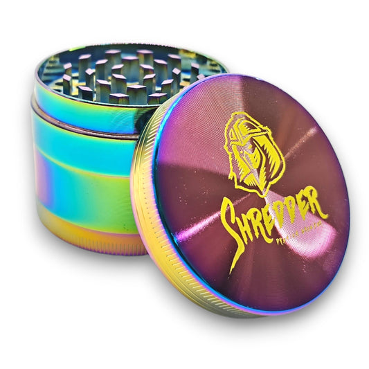 1 - 7/8" Shredder Rainbow Metal 4 Piece Grinder