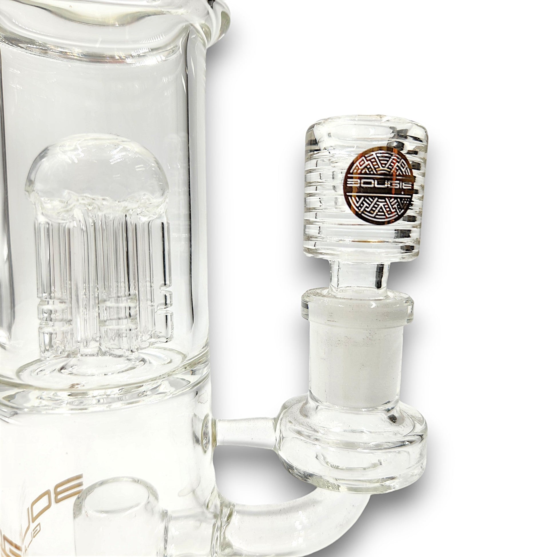 10" Bougie Dual Tree Percolator Barrel Bong