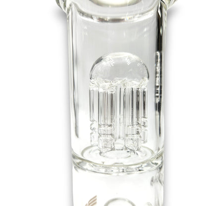 10" Bougie Dual Tree Percolator Barrel Bong
