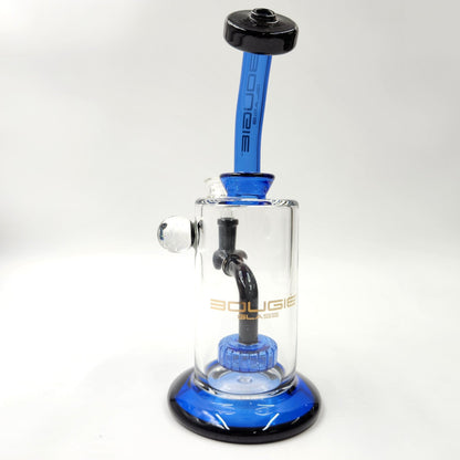 10" Bougie Glass Circ Perc Barrel Bong