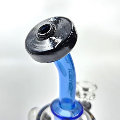 10" Bougie Glass Circ Perc Barrel Bong