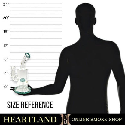 10" Bougie Tree Percolator Barrel Bong