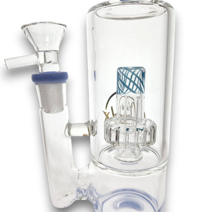 10" Cali CloudX Glass Showerhead Percolator Straight Tube Bong