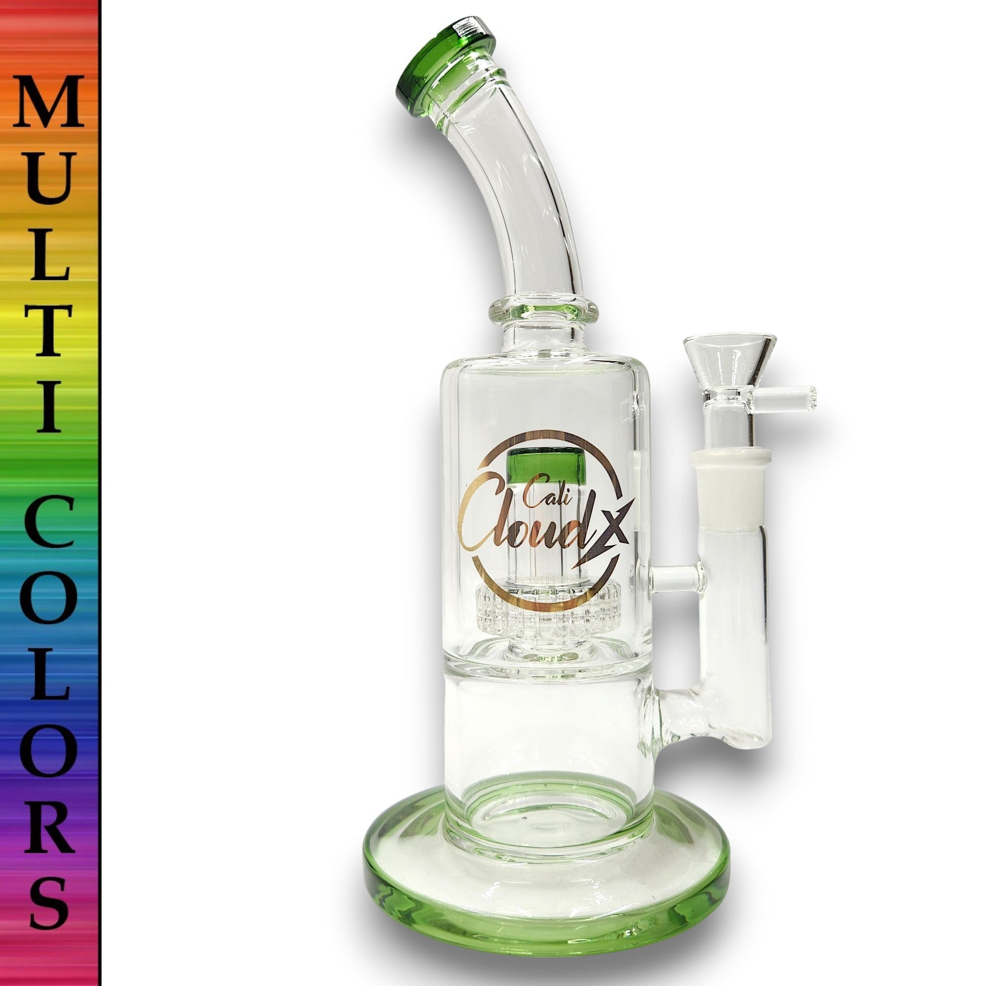 10" Cali CloudX Matrix Showerhead Percolator Bong - Heartland Smoke Shop
