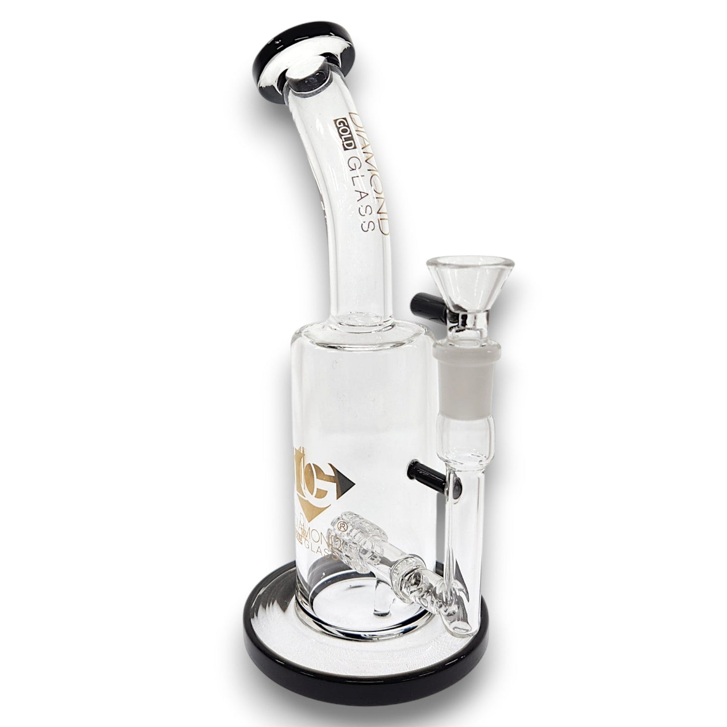 10" Diamond Glass Matrix Percolator Barrel Bong