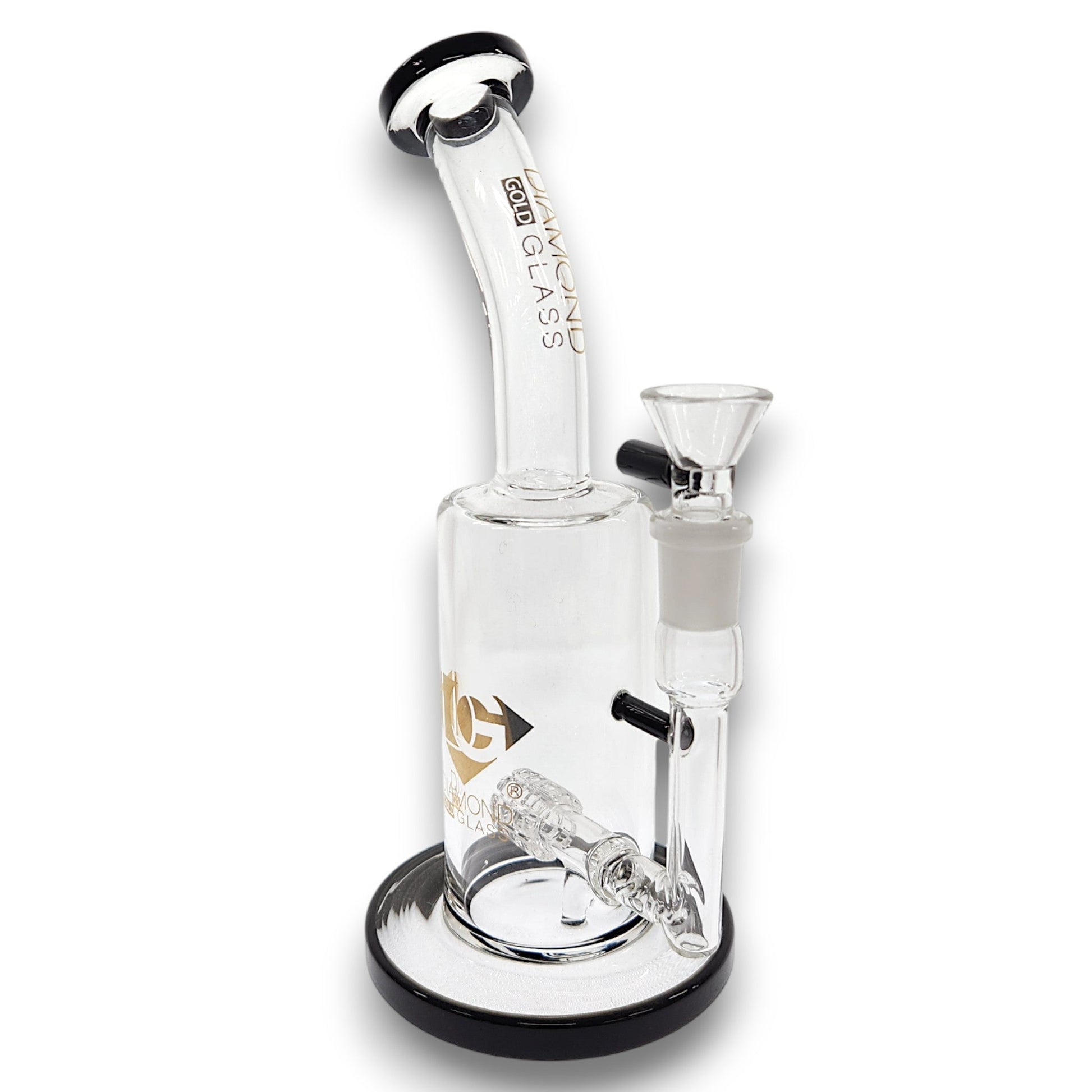 10" Diamond Glass Matrix Percolator Barrel Bong