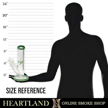 10" Heavy Duty Straight Tube Bong