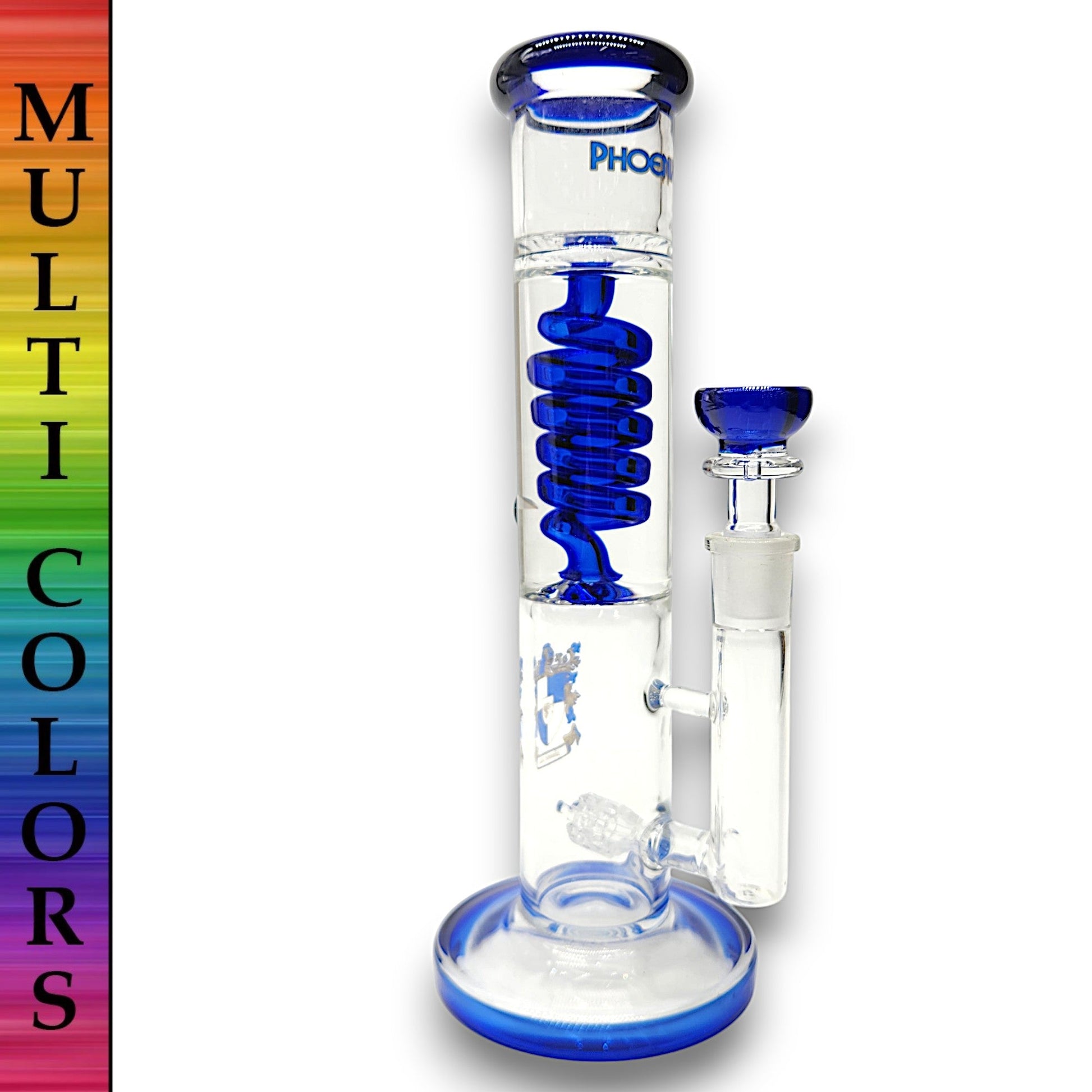 10" Phoenix Star Straight Tube Bong