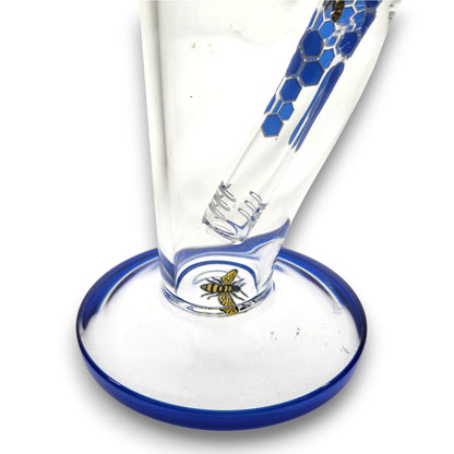 10" Straight Tube Bee Bong