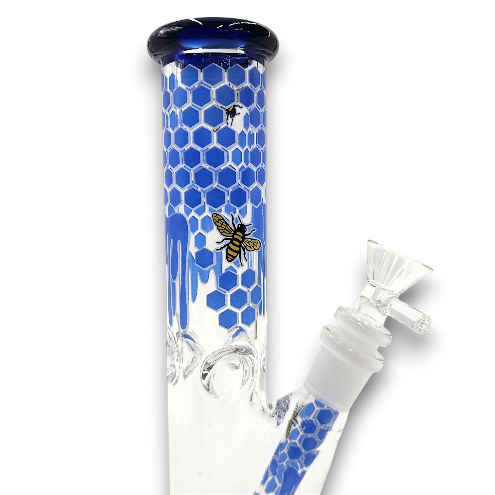 10" Straight Tube Bee Bong
